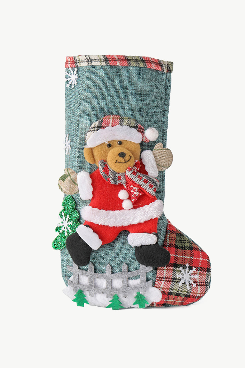 4-Pack Plaid Christmas Stockings - Premium Home & Decor -  Follower Of Faith Apparel 4 pack holiday stockings, Christmas decor, Christmas family stockings, Christmas stockings, H&Bi, Holiday cheer, Holiday decor, Home & Decor, Living decor, new, new arrival, Ship From Overseas Shop our Christian T-Shirts & Apparel