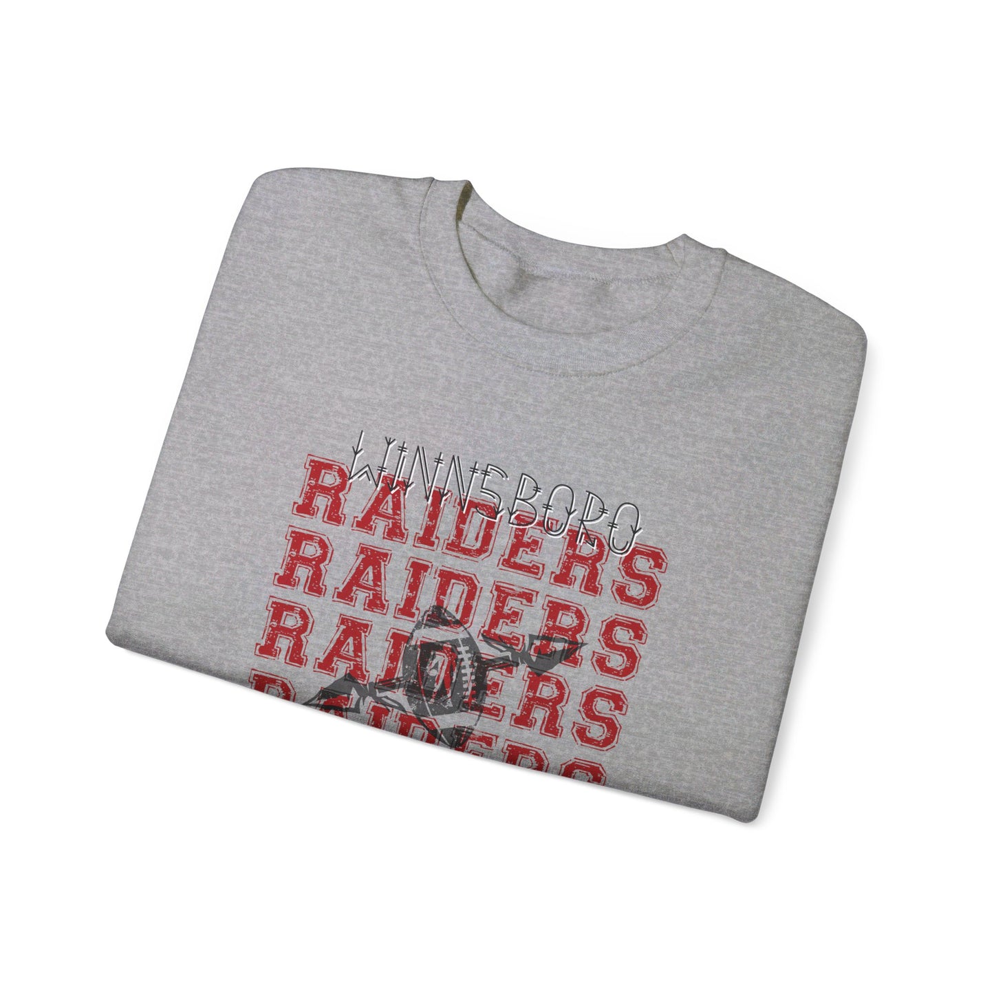 Red Raider Sweatshirt - Winnsboro Sleeve Sweatshirt Follower Of Faith Apparel