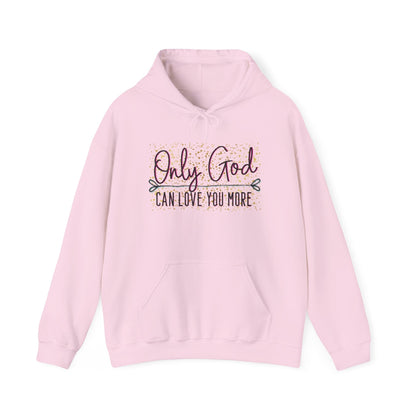 Only God Can Love You More Hoodie - Premium Hoodie -  Follower Of Faith Apparel 2 for $45, 2 for $45 Hoodies, Christian hoodie, Christian hoodie for teen, Christian hoodie for women, DTG, Embroidery, Faith apparel, God hoodie, Hoodies, Jesus hoodie, Neck Labels, Only god can love you more hoodie, Personalization Picks, Regular fit, Sparkle Christian hoodie, TikTok, Unisex, Women's Clothing Shop our Christian T-Shirts & Apparel