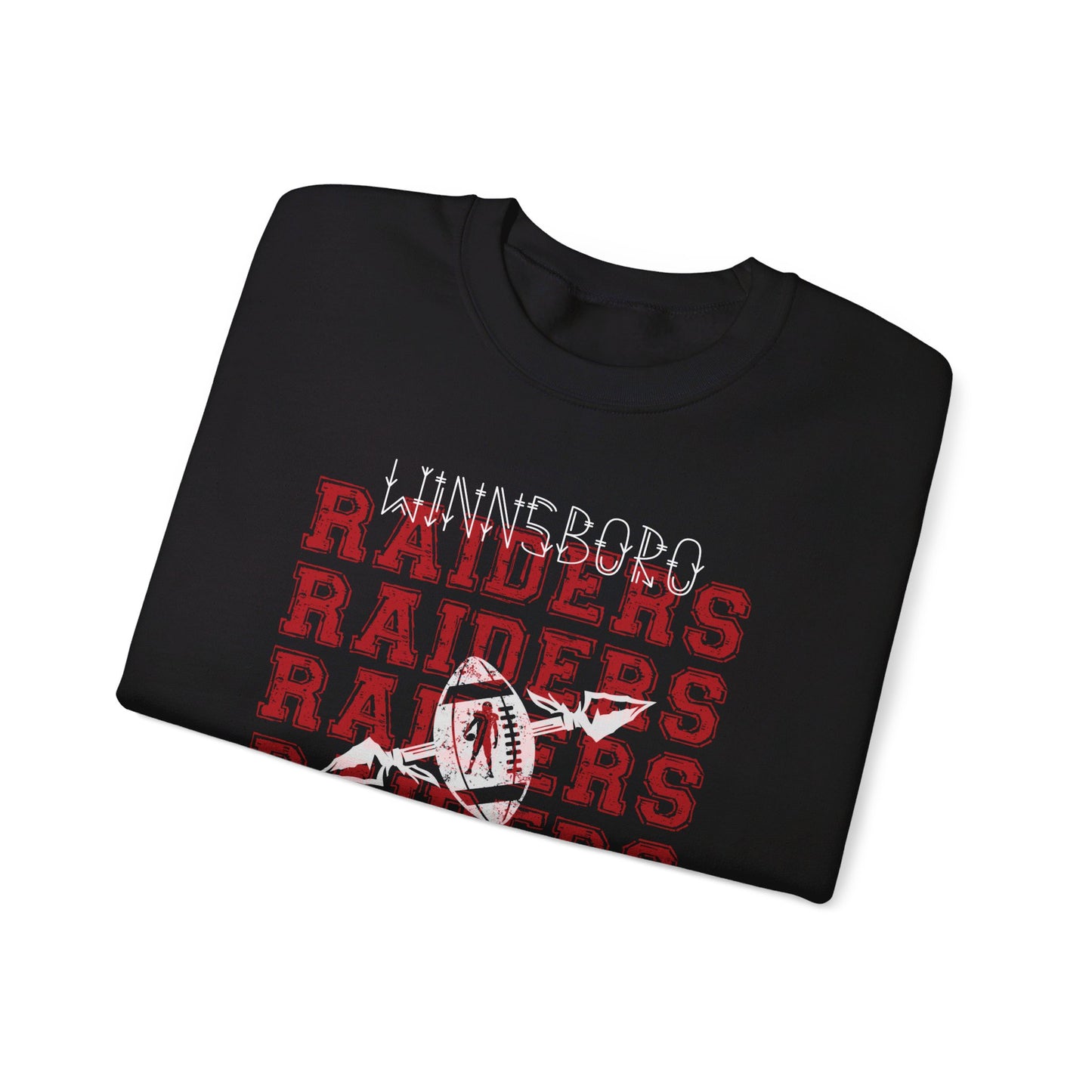 Red Raider Sweatshirt - Winnsboro Sleeve Sweatshirt Follower Of Faith Apparel