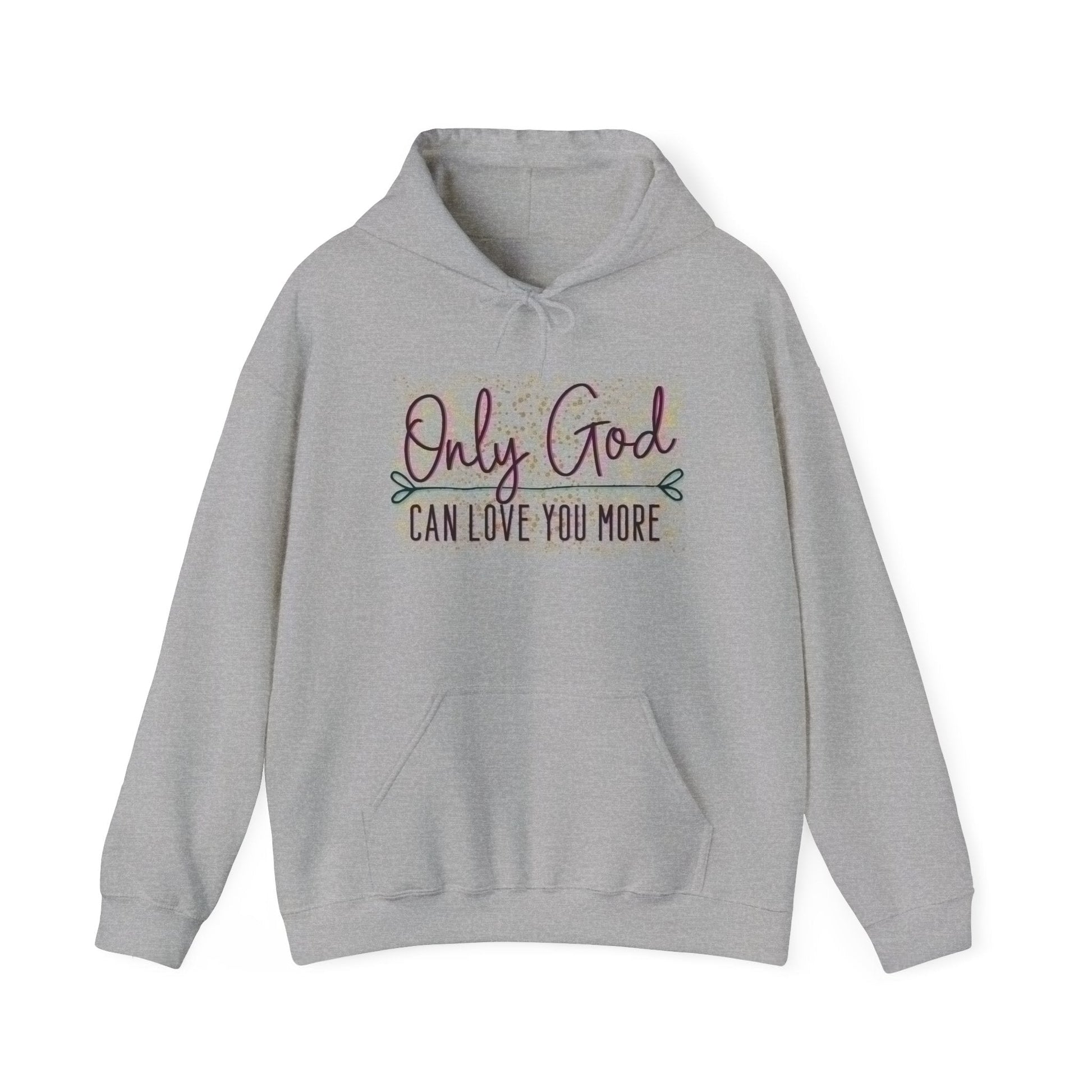 Only God Can Love You More Hoodie - Premium Hoodie -  Follower Of Faith Apparel 2 for $45, 2 for $45 Hoodies, Christian hoodie, Christian hoodie for teen, Christian hoodie for women, DTG, Embroidery, Faith apparel, God hoodie, Hoodies, Jesus hoodie, Neck Labels, Only god can love you more hoodie, Personalization Picks, Regular fit, Sparkle Christian hoodie, TikTok, Unisex, Women's Clothing Shop our Christian T-Shirts & Apparel