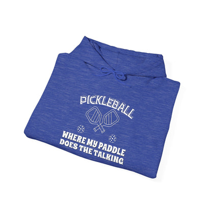 Pickleball Where My Paddle Does The Talking Hoodie - Premium Hoodie -  Follower Of Faith Apparel 2 for $45, 2 for $45 Sweatshirts, DTG, Embroidery, Hooded sweatshirt for pickleball, Hoodies, Men's Clothing, Mens pickleball hoodie, Neck Labels, Personalization Picks, Pickleball, Pickleball hoodie, Pickleball where my paddle does the talking hooded sweatshirt, Regular fit, TikTok, Unisex, Women's Clothing, Women’s pickleball hoodie Shop our Christian T-Shirts & Apparel