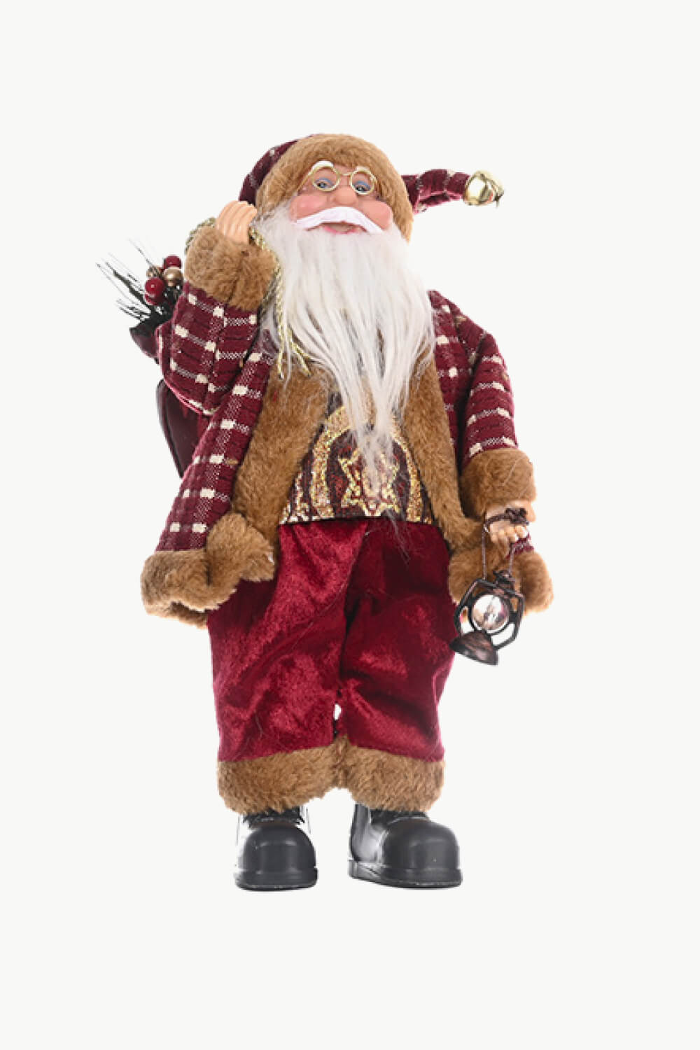 Christmas Standing Santa Claus Figure - Premium Home & Decor -  Follower Of Faith Apparel Christmas decor, Christmas decorations, Christmas santa stand up, H&Bi, new, new arrival, Santa, Santa Claus figurine, Santa decor, Ship From Overseas, Standing santa decoration Shop our Christian T-Shirts & Apparel