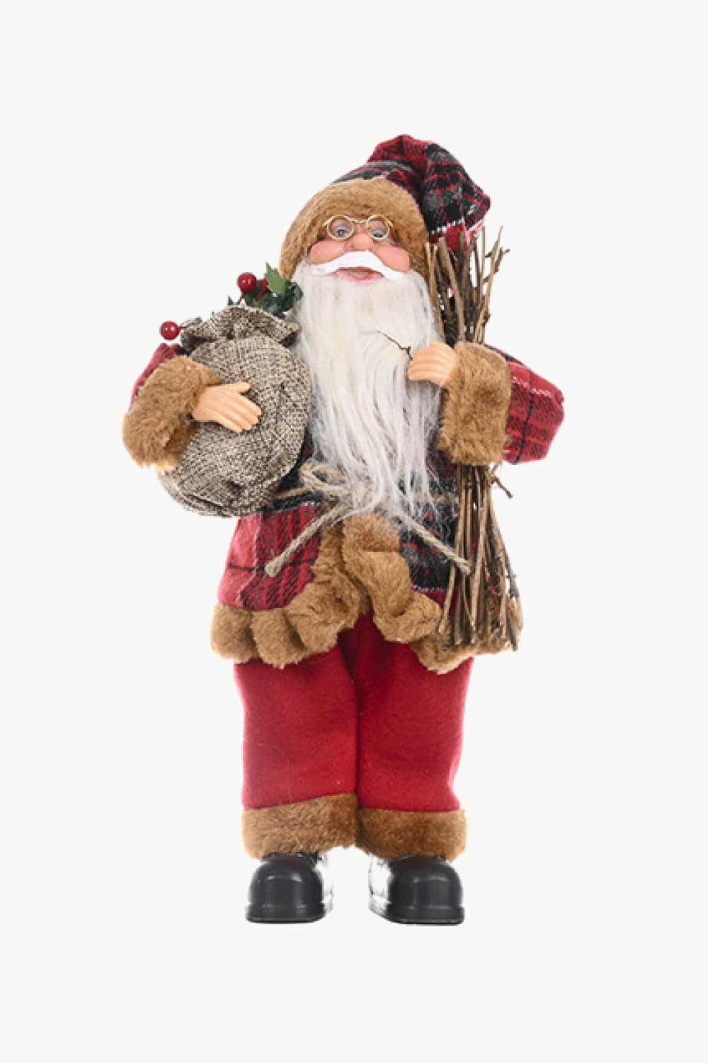 Christmas Standing Santa Claus Figure - Premium Home & Decor -  Follower Of Faith Apparel Christmas decor, Christmas decorations, Christmas santa stand up, H&Bi, new, new arrival, Santa, Santa Claus figurine, Santa decor, Ship From Overseas, Standing santa decoration Shop our Christian T-Shirts & Apparel