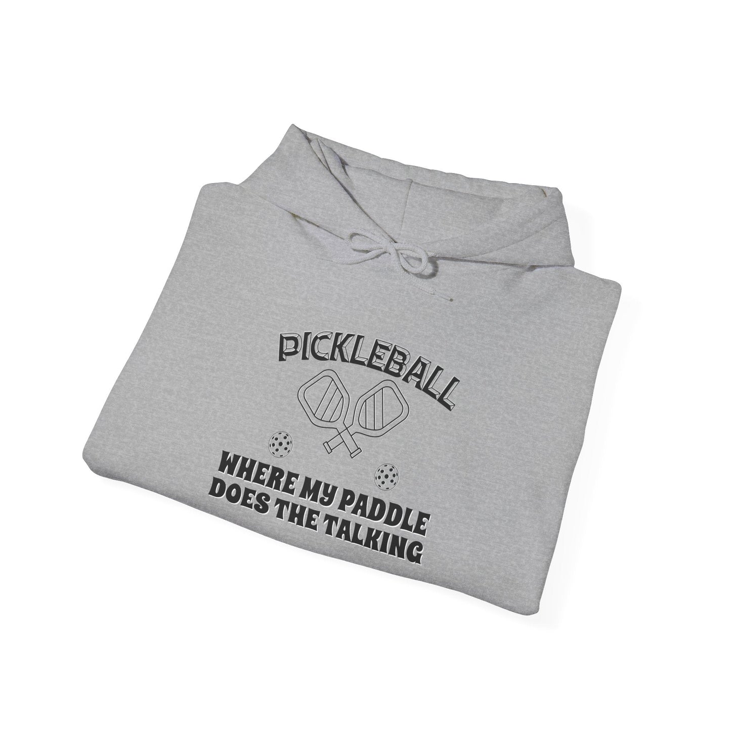 Pickleball Where My Paddle Does The Talking Hoodie - Premium Hoodie -  Follower Of Faith Apparel 2 for $45, 2 for $45 Sweatshirts, DTG, Embroidery, Hooded sweatshirt for pickleball, Hoodies, Men's Clothing, Mens pickleball hoodie, Neck Labels, Personalization Picks, Pickleball, Pickleball hoodie, Pickleball where my paddle does the talking hooded sweatshirt, Regular fit, TikTok, Unisex, Women's Clothing, Women’s pickleball hoodie Shop our Christian T-Shirts & Apparel