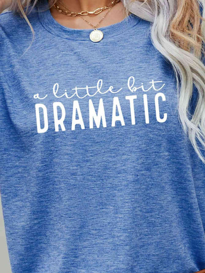 A LITTLE BIT DRAMATIC Ladies T-Shirt - Premium Ladies T-Shirt -  Follower Of Faith Apparel a little dramatic tee, blue, Changeable, green, grey, ladies Short sleeve, ladies Short Sleeve t shirt, ladies Short Sleeve tee, ladies short sleeve tees, Minimalist tee, minimalist tees, pink, Ship From Overseas Shop our Christian T-Shirts & Apparel