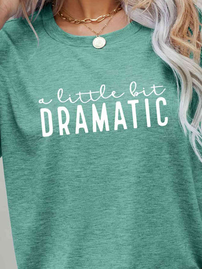 A LITTLE BIT DRAMATIC Ladies T-Shirt - Premium Ladies T-Shirt -  Follower Of Faith Apparel a little dramatic tee, blue, Changeable, green, grey, ladies Short sleeve, ladies Short Sleeve t shirt, ladies Short Sleeve tee, ladies short sleeve tees, Minimalist tee, minimalist tees, pink, Ship From Overseas Shop our Christian T-Shirts & Apparel