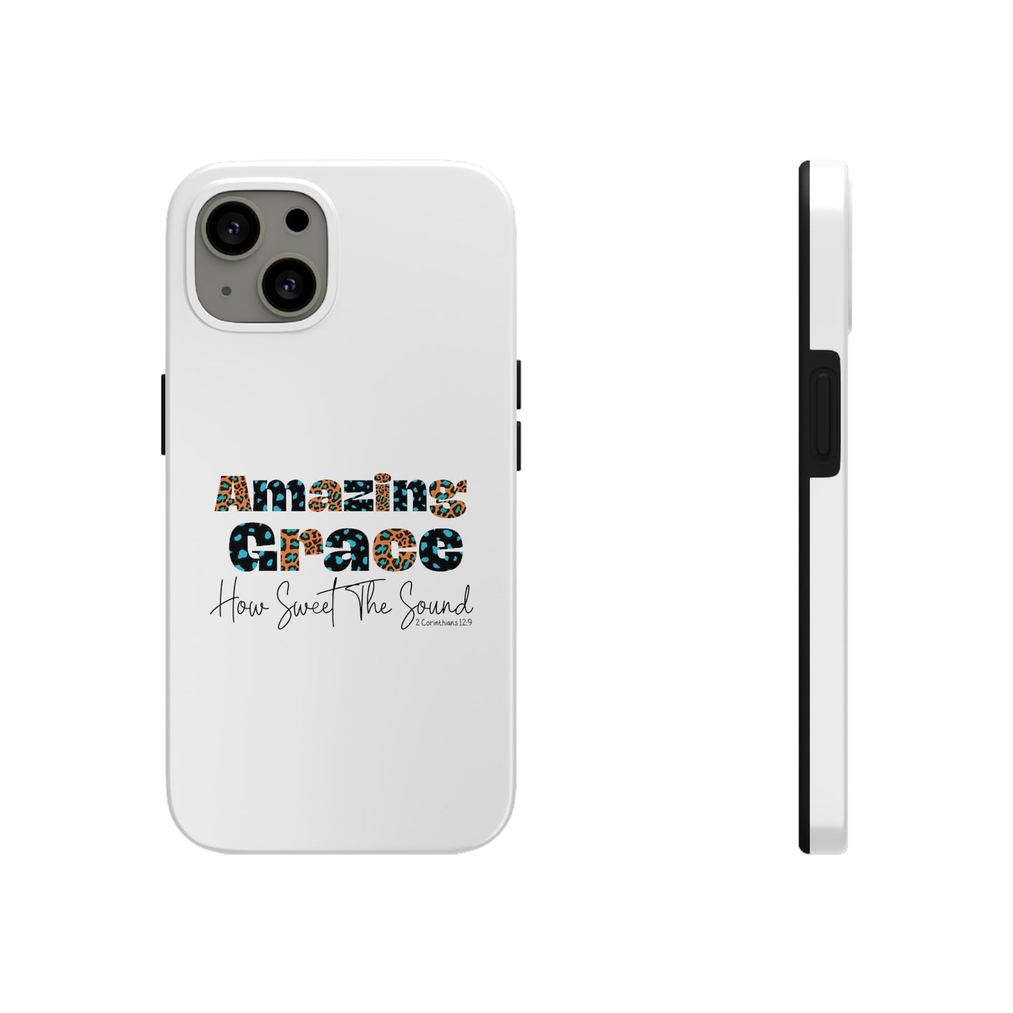 Amazing Grace iPhone Case - Premium Phone Case -  Follower Of Faith ApparelAccessories, Amazing Grace iphone case, Christian iphone cases, faith phone cases, Glossy, iPhone Cases, Phone accessory, Phone Cases, Tough Shop our Christian T-Shirts & Apparel