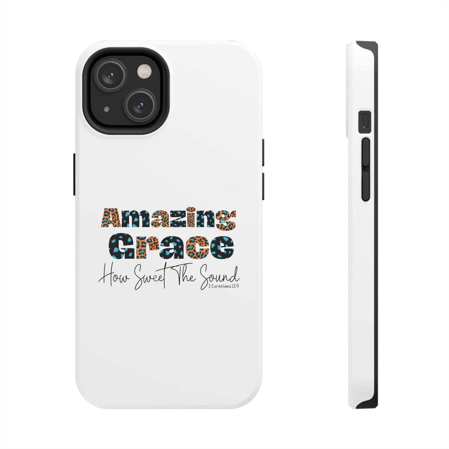 Amazing Grace iPhone Case - Premium Phone Case -  Follower Of Faith ApparelAccessories, Amazing Grace iphone case, Christian iphone cases, faith phone cases, Glossy, iPhone Cases, Phone accessory, Phone Cases, Tough Shop our Christian T-Shirts & Apparel