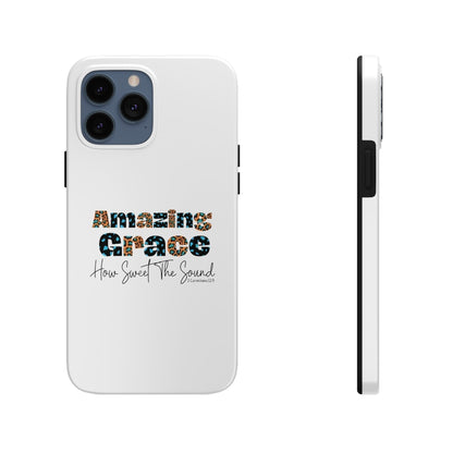 Amazing Grace iPhone Case - Premium Phone Case -  Follower Of Faith ApparelAccessories, Amazing Grace iphone case, Christian iphone cases, faith phone cases, Glossy, iPhone Cases, Phone accessory, Phone Cases, Tough Shop our Christian T-Shirts & Apparel