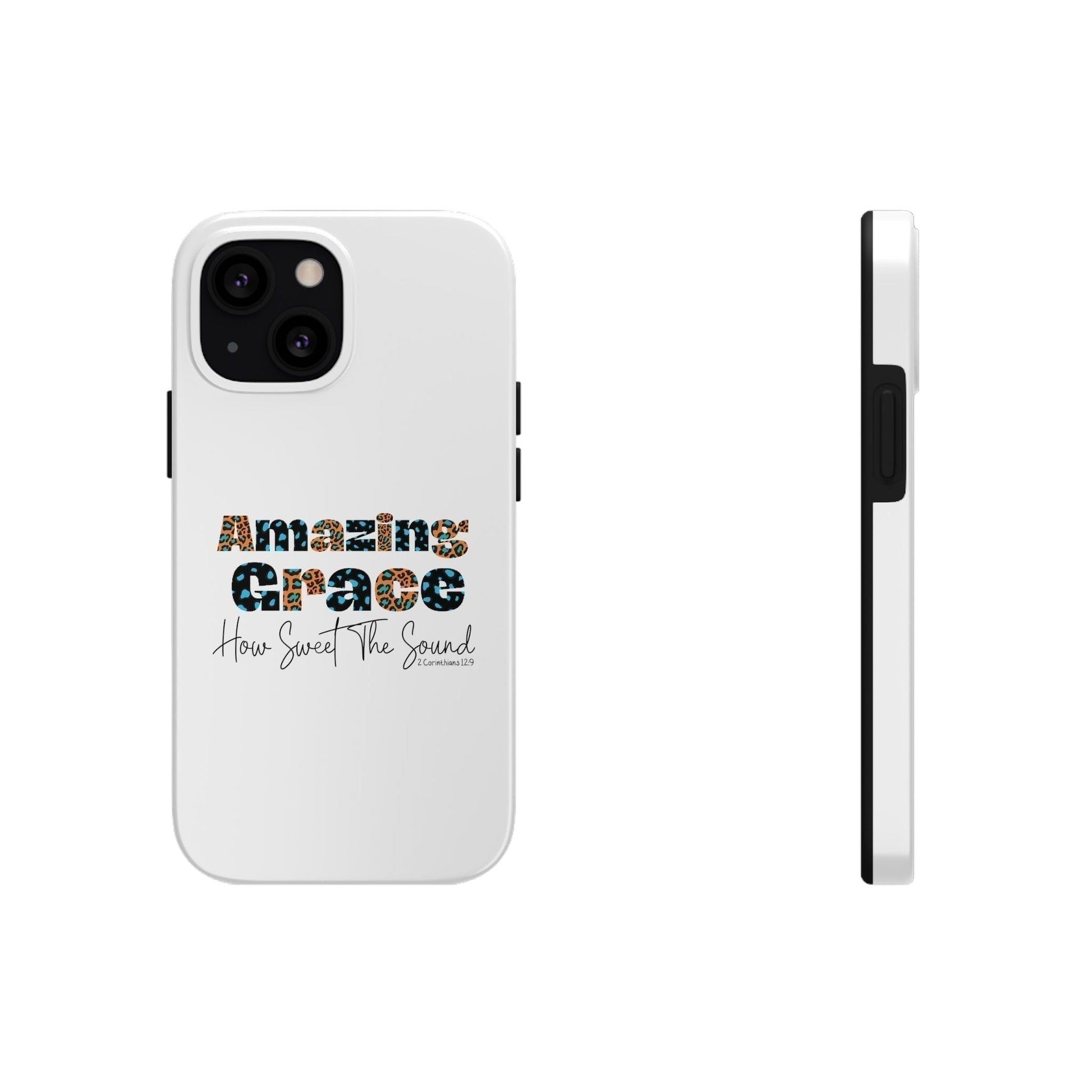 Amazing Grace iPhone Case - Premium Phone Case -  Follower Of Faith ApparelAccessories, Amazing Grace iphone case, Christian iphone cases, faith phone cases, Glossy, iPhone Cases, Phone accessory, Phone Cases, Tough Shop our Christian T-Shirts & Apparel