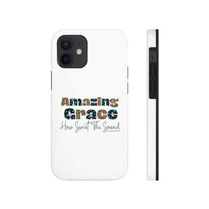 Amazing Grace iPhone Case - Premium Phone Case -  Follower Of Faith ApparelAccessories, Amazing Grace iphone case, Christian iphone cases, faith phone cases, Glossy, iPhone Cases, Phone accessory, Phone Cases, Tough Shop our Christian T-Shirts & Apparel