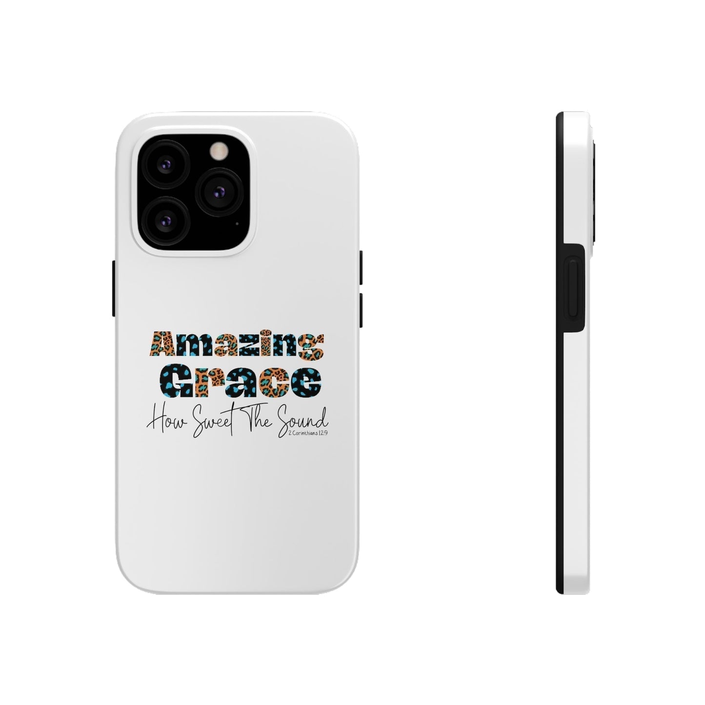 Amazing Grace iPhone Case - Premium Phone Case -  Follower Of Faith ApparelAccessories, Amazing Grace iphone case, Christian iphone cases, faith phone cases, Glossy, iPhone Cases, Phone accessory, Phone Cases, Tough Shop our Christian T-Shirts & Apparel