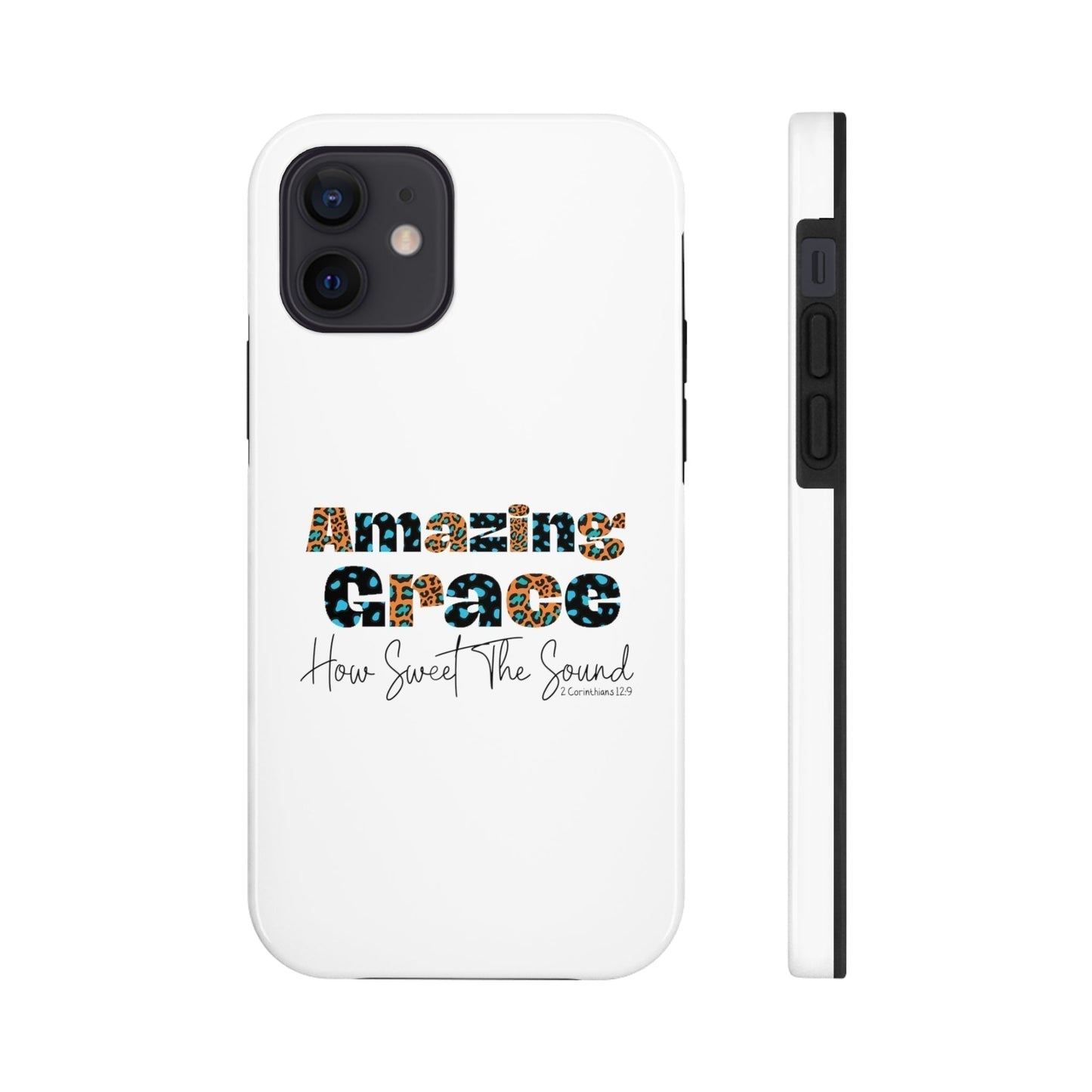 Amazing Grace iPhone Case - Premium Phone Case -  Follower Of Faith ApparelAccessories, Amazing Grace iphone case, Christian iphone cases, faith phone cases, Glossy, iPhone Cases, Phone accessory, Phone Cases, Tough Shop our Christian T-Shirts & Apparel