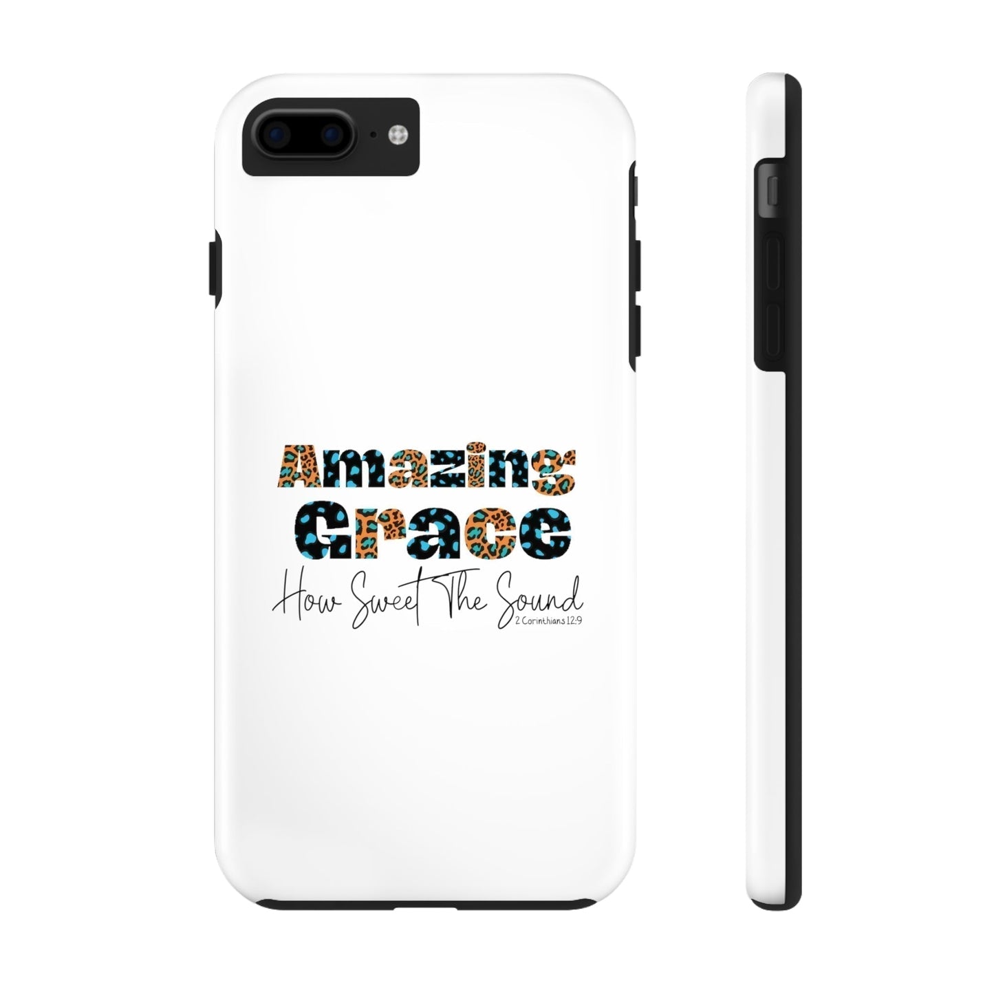 Amazing Grace iPhone Case - Premium Phone Case -  Follower Of Faith ApparelAccessories, Amazing Grace iphone case, Christian iphone cases, faith phone cases, Glossy, iPhone Cases, Phone accessory, Phone Cases, Tough Shop our Christian T-Shirts & Apparel