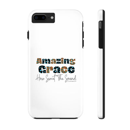 Amazing Grace iPhone Case - Premium Phone Case -  Follower Of Faith ApparelAccessories, Amazing Grace iphone case, Christian iphone cases, faith phone cases, Glossy, iPhone Cases, Phone accessory, Phone Cases, Tough Shop our Christian T-Shirts & Apparel