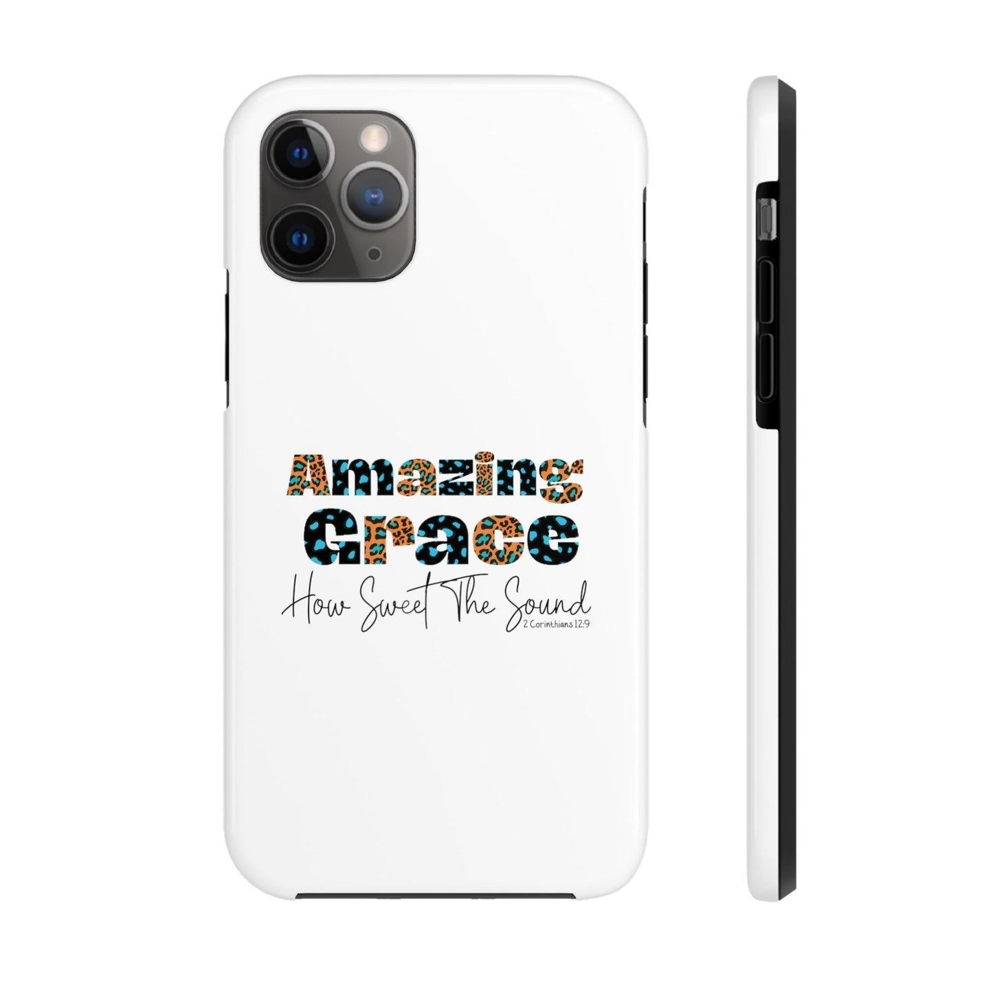 Amazing Grace iPhone Case - Premium Phone Case -  Follower Of Faith ApparelAccessories, Amazing Grace iphone case, Christian iphone cases, faith phone cases, Glossy, iPhone Cases, Phone accessory, Phone Cases, Tough Shop our Christian T-Shirts & Apparel