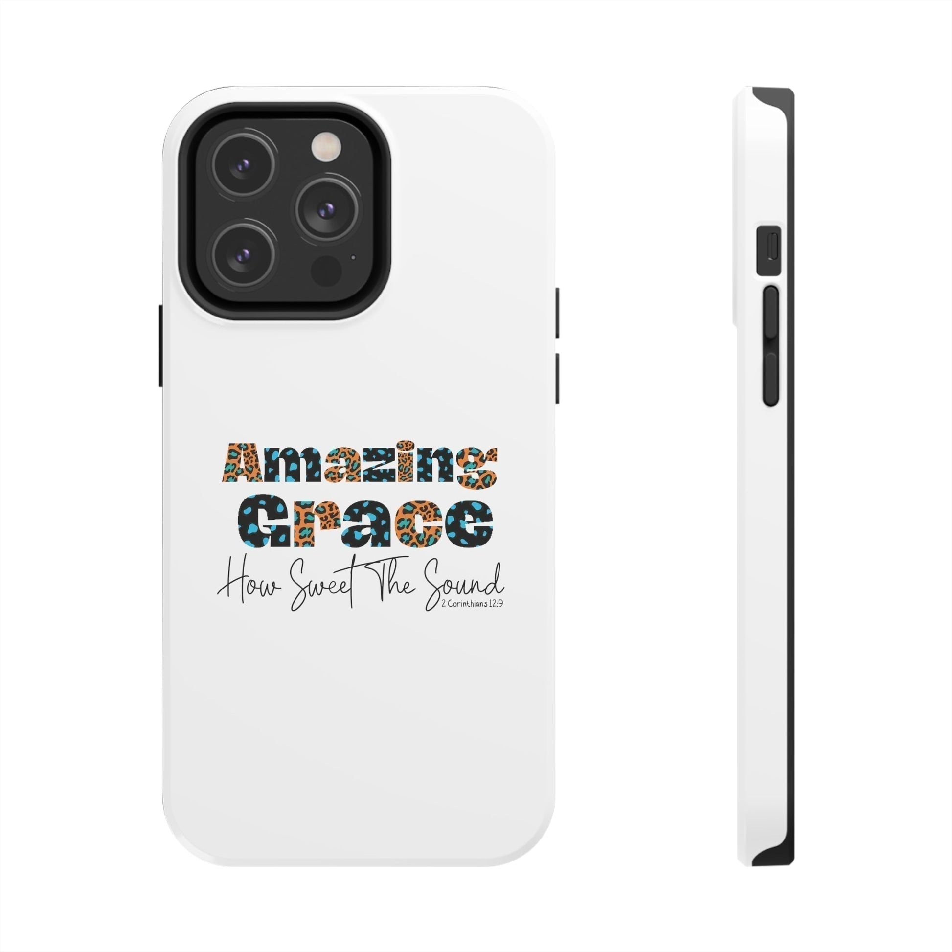 Amazing Grace iPhone Case - Premium Phone Case -  Follower Of Faith ApparelAccessories, Amazing Grace iphone case, Christian iphone cases, faith phone cases, Glossy, iPhone Cases, Phone accessory, Phone Cases, Tough Shop our Christian T-Shirts & Apparel