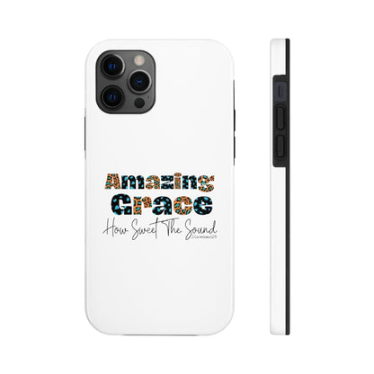 Amazing Grace iPhone Case - Premium Phone Case -  Follower Of Faith ApparelAccessories, Amazing Grace iphone case, Christian iphone cases, faith phone cases, Glossy, iPhone Cases, Phone accessory, Phone Cases, Tough Shop our Christian T-Shirts & Apparel