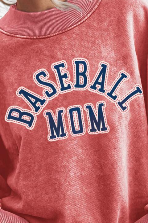 BASEBALL MOM Graphic Drop Shoulder Ladies Sweatshirt - Premium Sweatshirt -  Follower Of Faith Apparel Baseball, Baseball mom sweatshirt, Ladies sweatshirt, Ladies sweatshirts, Mom, new, new arrival, new arrivals, Ship From Overseas, SYNZ Shop our Christian T-Shirts & Apparel