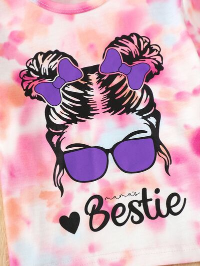 BESTIE Baby T-Shirt and Shorts Set - Follower Of Faith Apparel