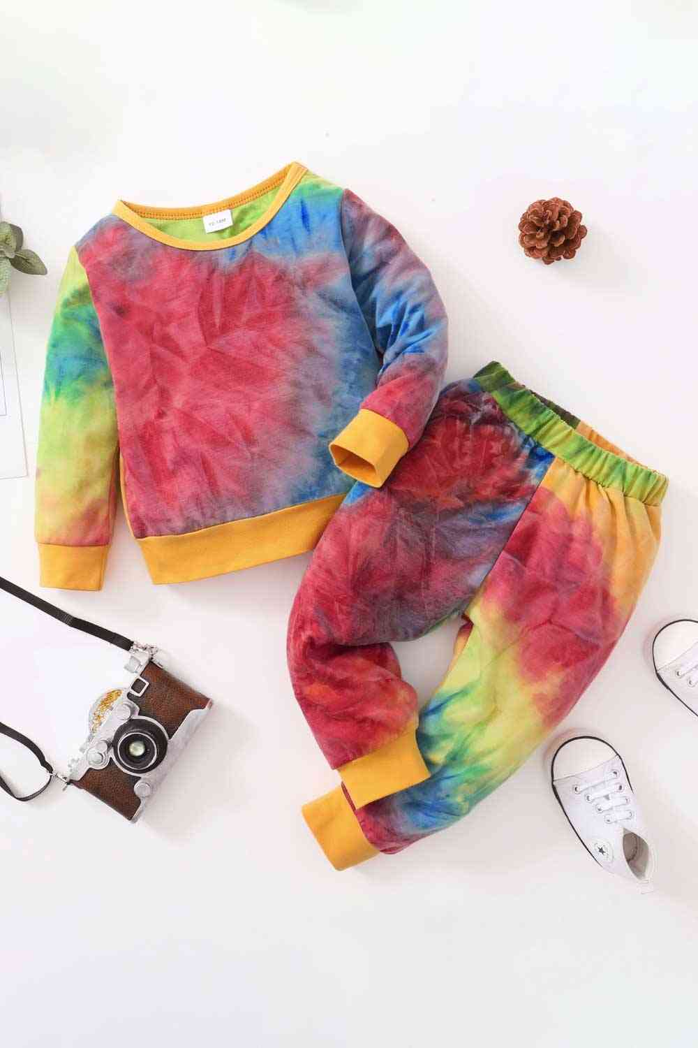 Baby/Toddler Tie-Dye Top & Bottom Set (12m-5yrs) - Premium Toddler Set -  Follower Of Faith Apparel Baby set, baby tie dye, Kids sets, M.B, Ship From Overseas, Tie dye toddler, Toddler set, Toddler sets Shop our Christian T-Shirts & Apparel