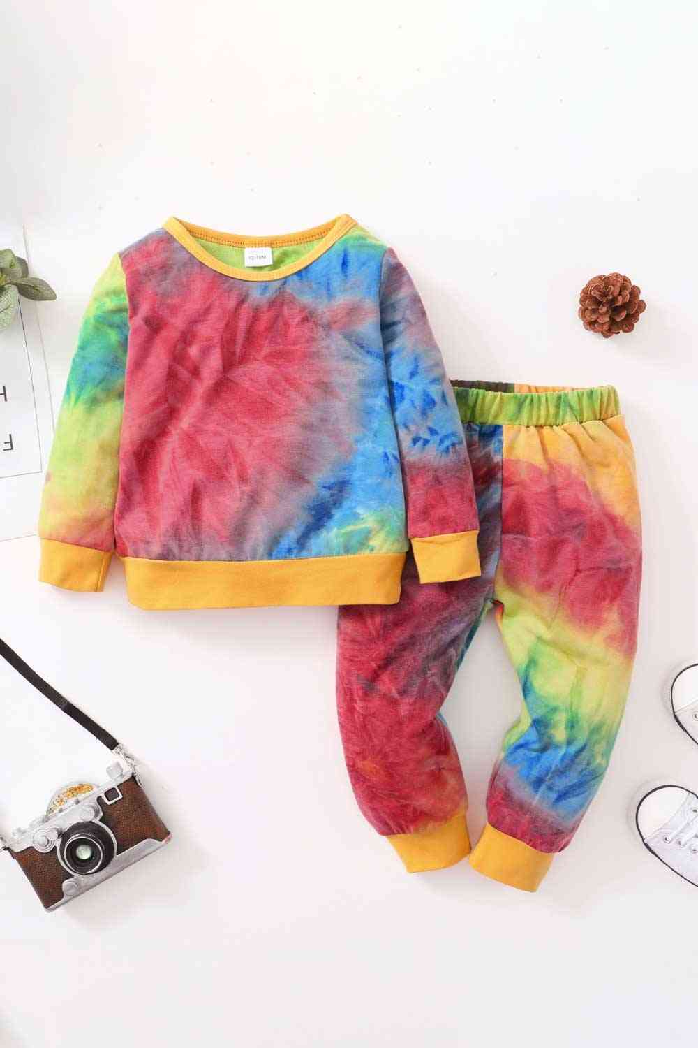 Baby/Toddler Tie-Dye Top & Bottom Set (12m-5yrs) - Premium Toddler Set -  Follower Of Faith Apparel Baby set, baby tie dye, Kids sets, M.B, Ship From Overseas, Tie dye toddler, Toddler set, Toddler sets Shop our Christian T-Shirts & Apparel