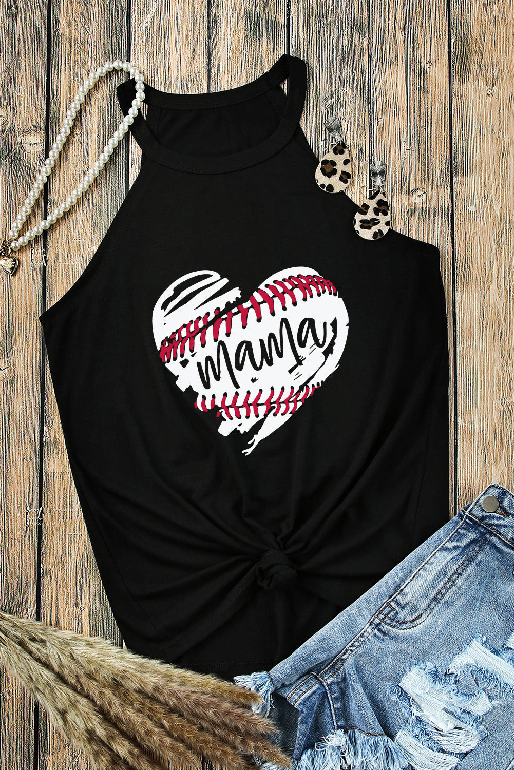 Baseball Mama Heart Ladies Tank Top - Premium Ladies Tank Top -  Follower Of Faith Apparel Baseball mama heart tank top, Baseball mom, Baseball mom gear, baseball mom tee, mama baseball tee, new arrival, new arrivals, Sale, Ship From Overseas, SYNZ Shop our Christian T-Shirts & Apparel