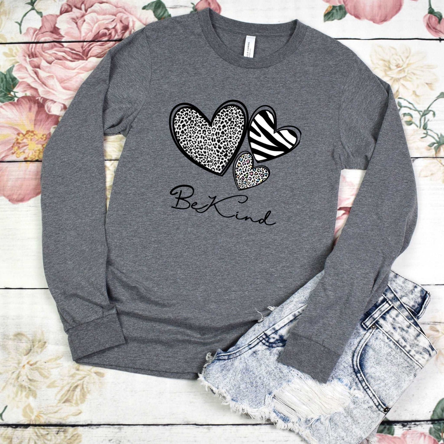 Be Kind Ladies Long-Sleeve - Premium Ladies Long-sleeve -  Follower Of Faith Apparel Be kind t shirt, Christian apparel for ladies, Crew neck, DTG, Hearts t shirt, ladies Christian apparel, ladies Christian t shirts, ladies Christian tees, Ladies Long Sleeve Tee, Long Sleeves, new, new arrival, Regular fit, Unisex, Women's Clothing Shop our Christian T-Shirts & Apparel