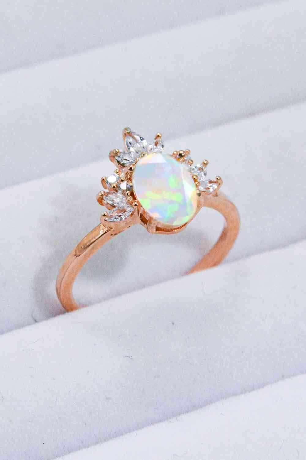 Best Of Me Sterling Silver Opal Ring In Rose Gold{{ shop.domain }TrendsiCHAMSS, christian engagement rings, christian ring, christian sterling silver ring, engagement rings