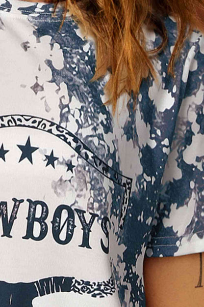 COWBOYS Tie-Dye Ladies T-Shirt - Premium Ladies T-Shirt -  Follower Of Faith Apparel Christian cowgirl shirts, Cowboy shirt, Cowgirl apparel, cowgirl life, Cowgirl Life t shirt, Cowgirl life t shirts, Cowgirl tees, ladies Short sleeve, ladies Short Sleeve t shirt, ladies Short Sleeve tee, ladies short sleeve tees, new arrival, new arrivals, Ship From Overseas, SYNZ, T shirts for cowgirls, Tie dye ladies Shop our Christian T-Shirts & Apparel