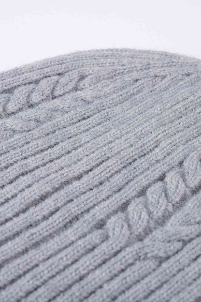 Cable-Knit Cuff Beanie - Premium  -  Follower Of Faith Apparel Beanie, Beanie with design, best seller, Cable-knit beanie, new, new arrival, new arrivals, Popular beanie, Ribbed beanie, Ship From Overseas, WS Shop our Christian T-Shirts & Apparel