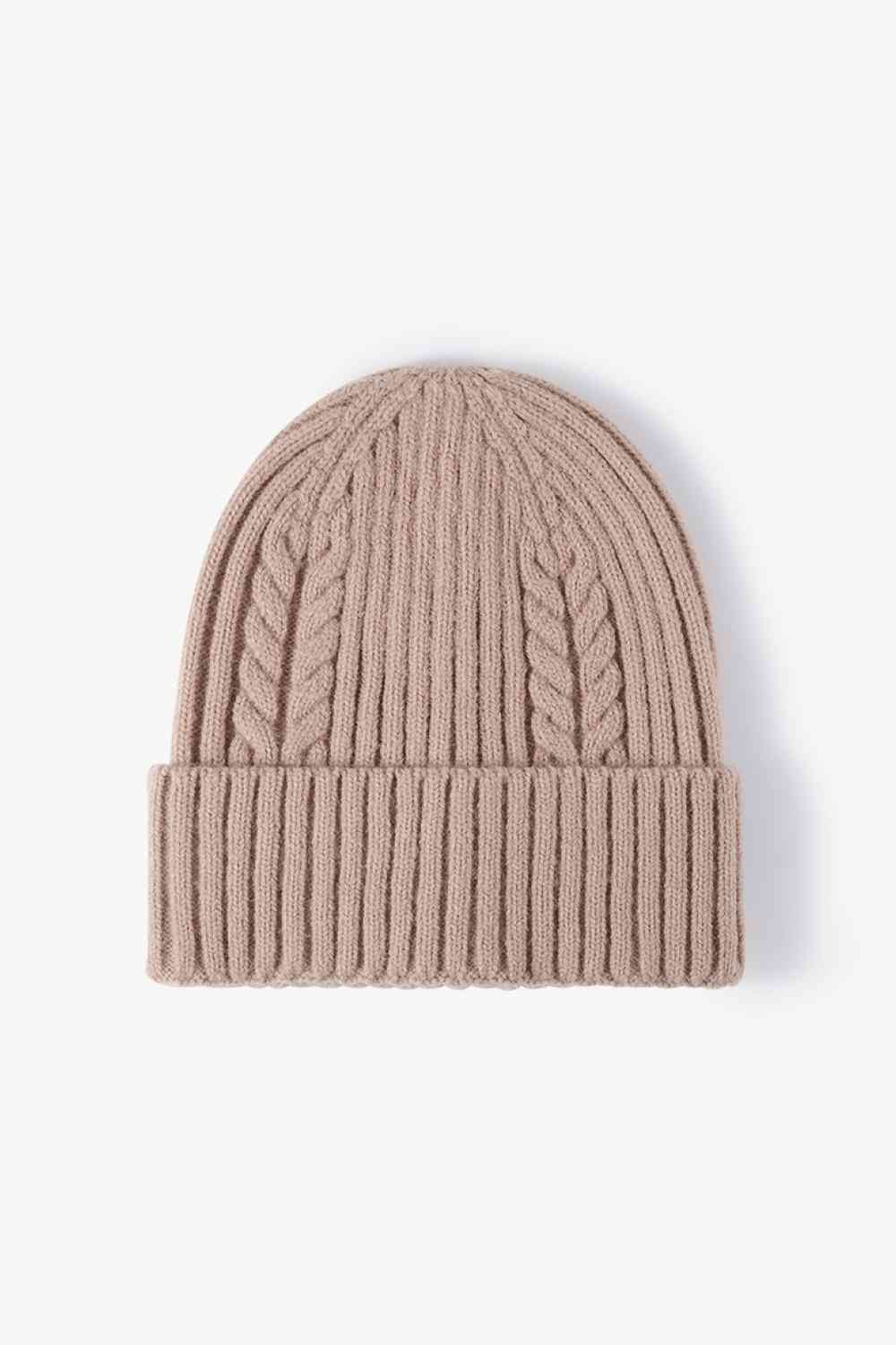 Cable-Knit Cuff Beanie - Premium  -  Follower Of Faith Apparel Beanie, Beanie with design, best seller, Cable-knit beanie, new, new arrival, new arrivals, Popular beanie, Ribbed beanie, Ship From Overseas, WS Shop our Christian T-Shirts & Apparel