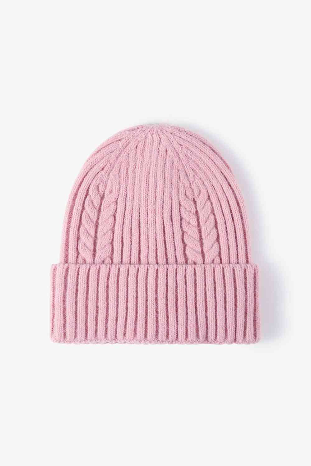 Cable-Knit Cuff Beanie - Premium  -  Follower Of Faith Apparel Beanie, Beanie with design, best seller, Cable-knit beanie, new, new arrival, new arrivals, Popular beanie, Ribbed beanie, Ship From Overseas, WS Shop our Christian T-Shirts & Apparel