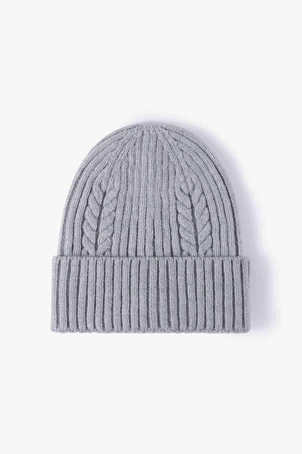 Cable-Knit Cuff Beanie - Premium  -  Follower Of Faith Apparel Beanie, Beanie with design, best seller, Cable-knit beanie, new, new arrival, new arrivals, Popular beanie, Ribbed beanie, Ship From Overseas, WS Shop our Christian T-Shirts & Apparel