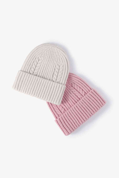 Cable-Knit Cuff Beanie - Premium  -  Follower Of Faith Apparel Beanie, Beanie with design, best seller, Cable-knit beanie, new, new arrival, new arrivals, Popular beanie, Ribbed beanie, Ship From Overseas, WS Shop our Christian T-Shirts & Apparel