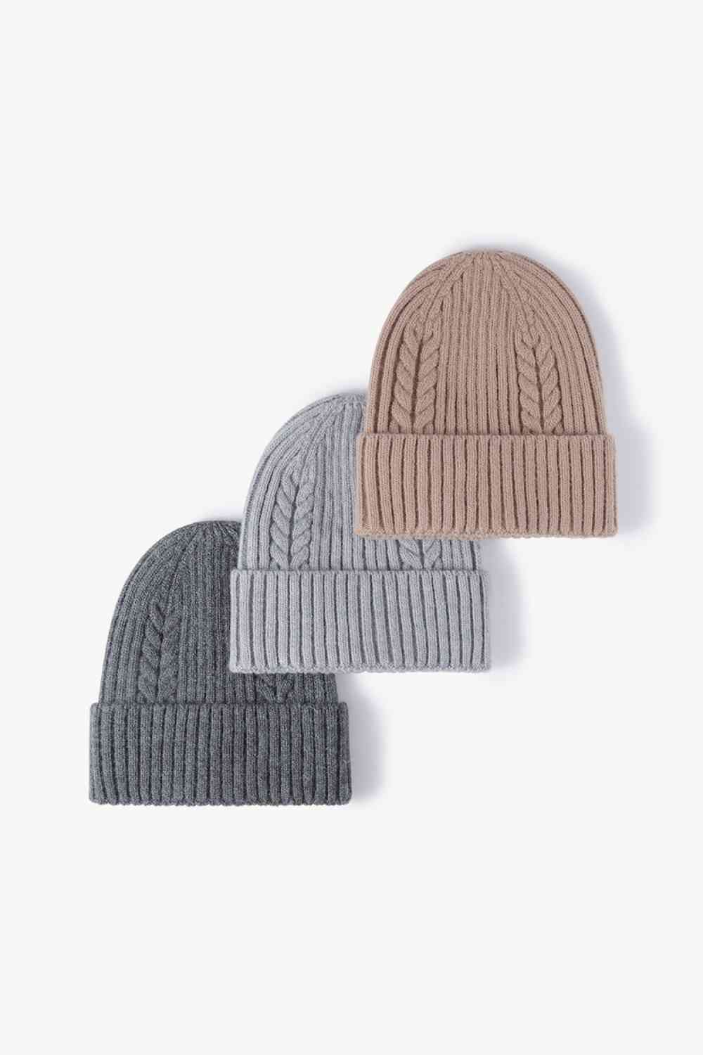 Cable-Knit Cuff Beanie - Premium  -  Follower Of Faith Apparel Beanie, Beanie with design, best seller, Cable-knit beanie, new, new arrival, new arrivals, Popular beanie, Ribbed beanie, Ship From Overseas, WS Shop our Christian T-Shirts & Apparel