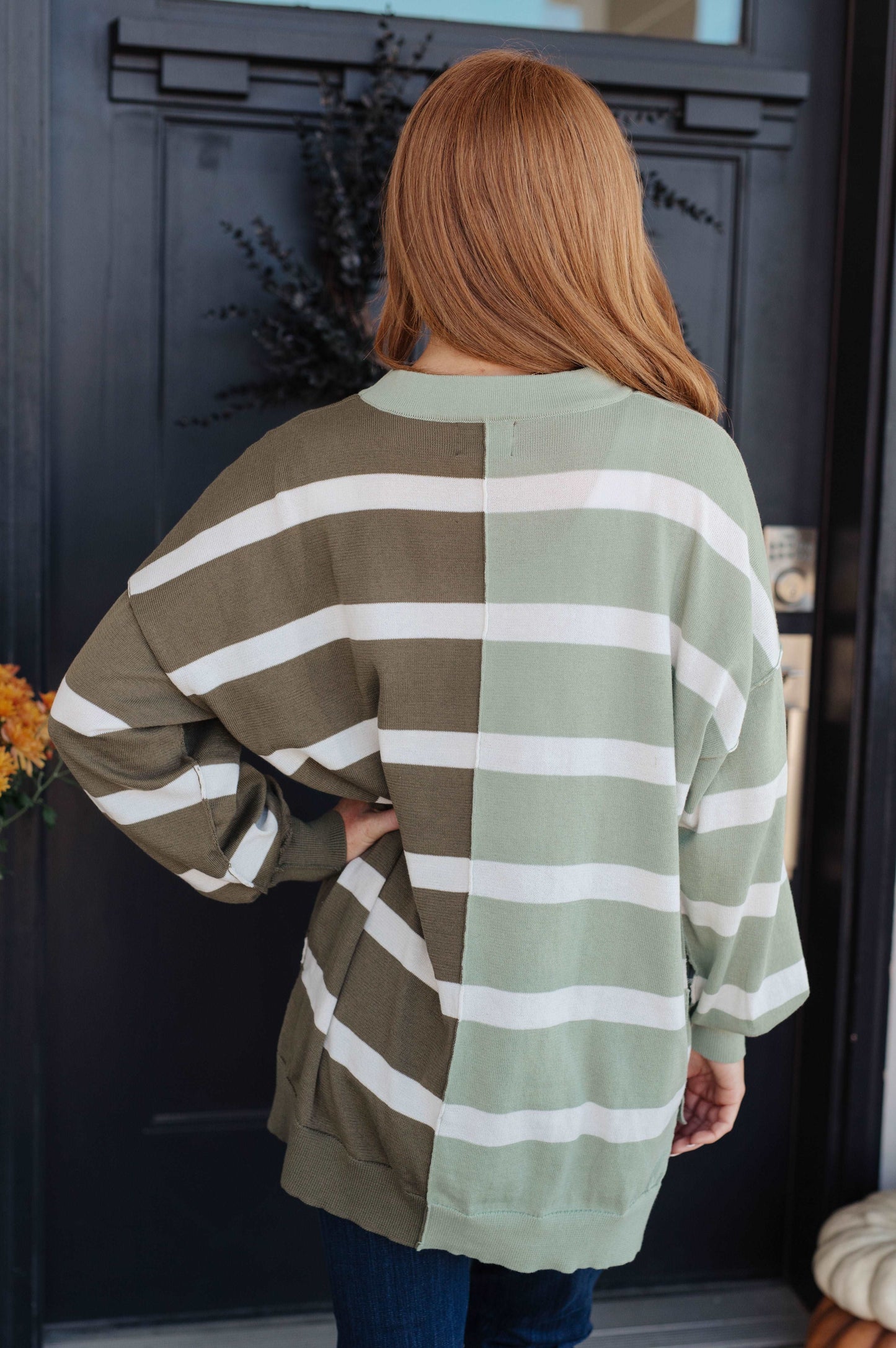 Can't Decide Color Block Striped Sweater - Premium Womens -  Follower Of Faith Apparel 11-7-2023, 1XL, 2XL, 3XL, Andree By Unit, ASF12-7-2023, Indoor, Jordan, Large, Lifestyle, Medium, Sarah, Small, Sweaters, Tops Shop our Christian T-Shirts & Apparel