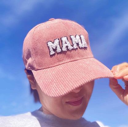 Corduroy Mama Ball Cap - Premium  -  Follower Of Faith Apparel black, Caps, cotton, MAMA, pink, sage, white Shop our Christian T-Shirts & Apparel