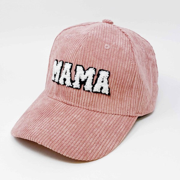 Corduroy Mama Ball Cap - Premium  -  Follower Of Faith Apparel black, Caps, cotton, MAMA, pink, sage, white Shop our Christian T-Shirts & Apparel