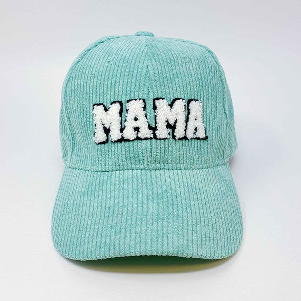 Corduroy Mama Ball Cap - Premium  -  Follower Of Faith Apparel black, Caps, cotton, MAMA, pink, sage, white Shop our Christian T-Shirts & Apparel