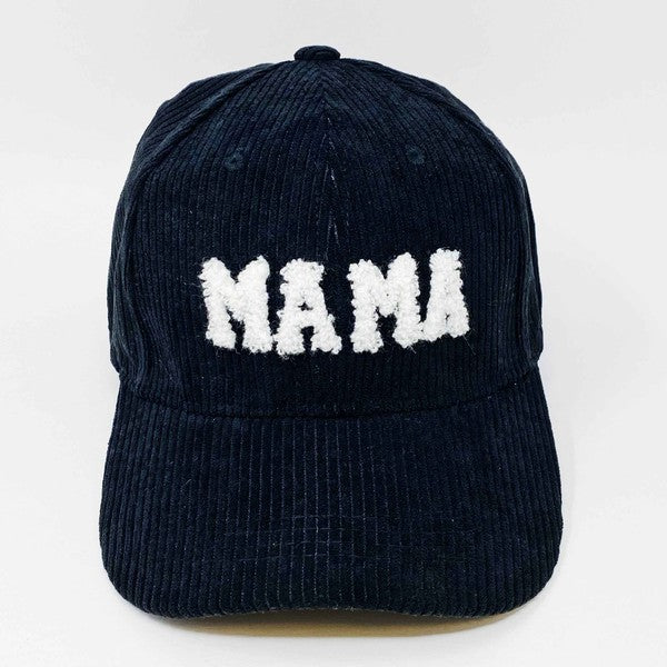 Corduroy Mama Ball Cap - Premium  -  Follower Of Faith Apparel black, Caps, cotton, MAMA, pink, sage, white Shop our Christian T-Shirts & Apparel