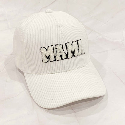 Corduroy Mama Ball Cap - Premium  -  Follower Of Faith Apparel black, Caps, cotton, MAMA, pink, sage, white Shop our Christian T-Shirts & Apparel