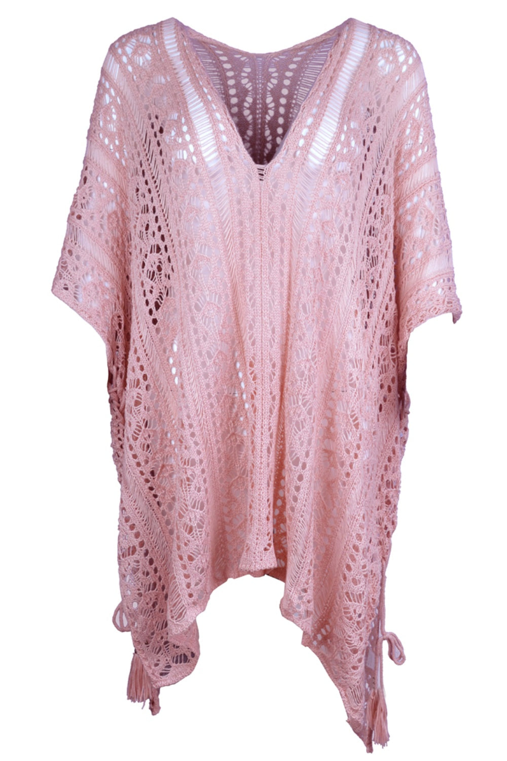 Cozy V-Neck Cover-Up with Tassel (several colors) - Premium Ladies Coverup -  Follower Of Faith Apparel Beach cover up for women, boho, Boho swim suit cover up, Ladies cover up, new arrival, new arrivals, Sale, Ship From Overseas, Stylish beach cover up, Summertime cover up for women, Swimsuit cover up, Womens cover up, Y.S.J.Y Shop our Christian T-Shirts & Apparel