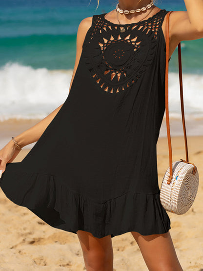 Boho Sun-Cutout Wide Strap Cover-Up (3 colors) - Premium Ladies Coverup -  Follower Of Faith Apparel Beach cover up for women, Boho swim suit cover up, C@Y, Ladies cover up, new arrival, new arrivals, Sale, Ship From Overseas, Stylish beach cover up, Summertime cover up for women, Swimsuit cover up, Womens cover up Shop our Christian T-Shirts & Apparel