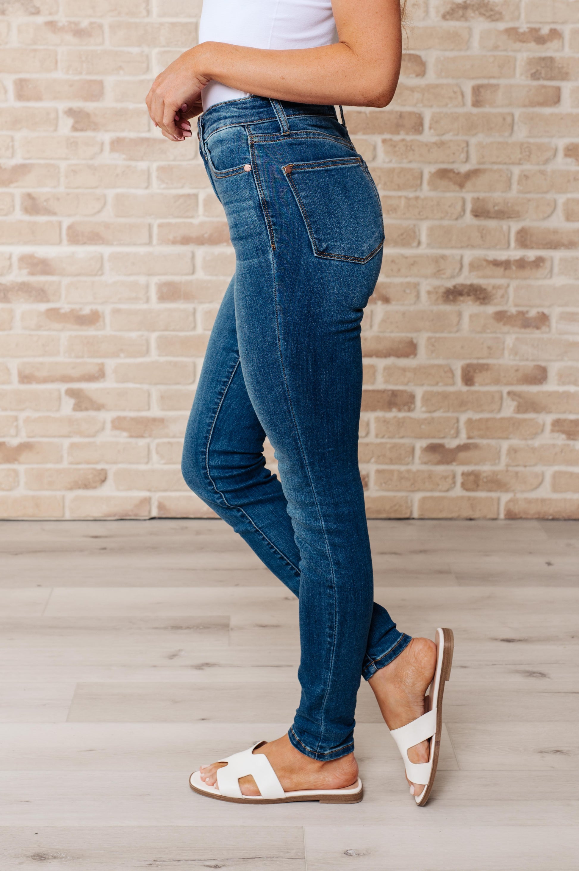 Daphne High Rise Skinny Jeans - Premium Denim -  Follower Of Faith Apparel 0/24, 1/25, 11/30, 13/31, 14W, 15/32, 16W, 18W, 20W, 22W, 24W, 3/26, 5/27, 6-21-2024, 6-27-2024, 6-5-2024, 7-2-2024, 7-3-2024, 7/28, 82449, 9/29, Bottoms, Denim, flatrate, JB6-5-2024, JBAvailableNow, Jeans, Judy Blue Shop our Christian T-Shirts & Apparel