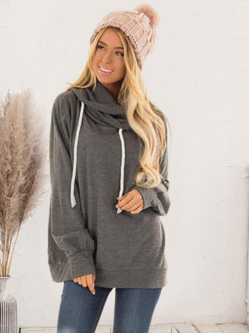 Drawstring Long Sleeve Hoodie - Premium Hoodie -  Follower Of Faith Apparel Hoodie with drawstring, Hoodies, ladies hoodie, Loose fit hoodie, Ship From Overseas, X.L.X Shop our Christian T-Shirts & Apparel