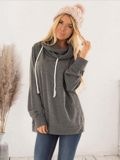 Drawstring Long Sleeve Hoodie - Premium Hoodie -  Follower Of Faith Apparel Hoodie with drawstring, Hoodies, ladies hoodie, Loose fit hoodie, Ship From Overseas, X.L.X Shop our Christian T-Shirts & Apparel