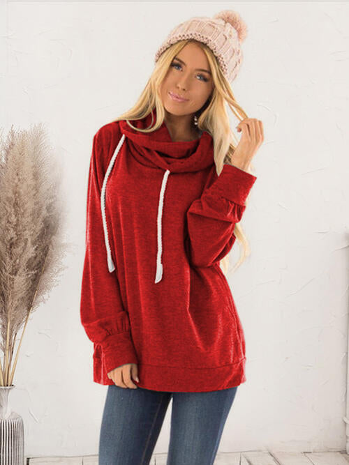 Drawstring Long Sleeve Hoodie - Premium Hoodie -  Follower Of Faith Apparel Hoodie with drawstring, Hoodies, ladies hoodie, Loose fit hoodie, Ship From Overseas, X.L.X Shop our Christian T-Shirts & Apparel