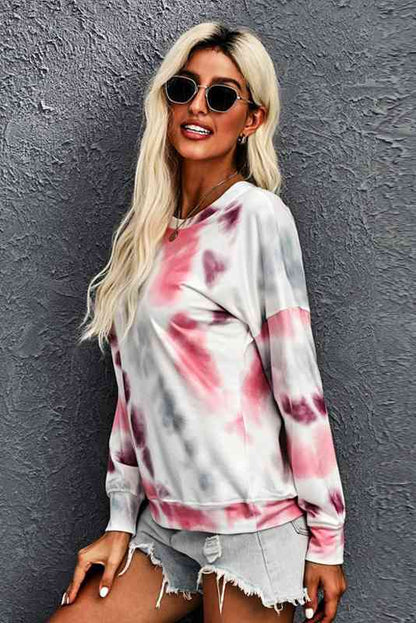 Drop Shoulder Tie Dye Ladies Sweatshirt - Premium Sweatshirt -  Follower Of Faith Apparel Ladies sweatshirt, Ladies sweatshirts, Ship From Overseas, SYNZ, Tie dye ladies Shop our Christian T-Shirts & Apparel